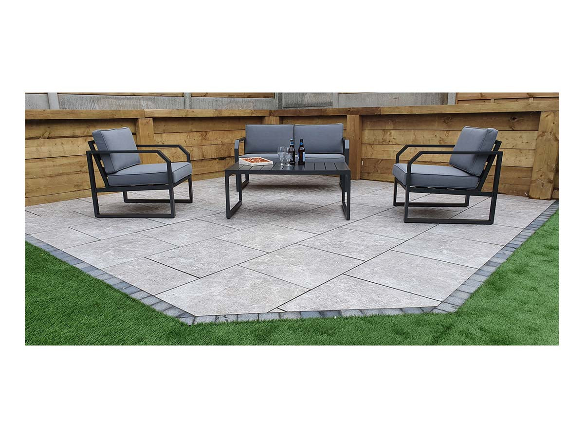 Signature Weave - Alarna Outdoor Grey Lounge Set